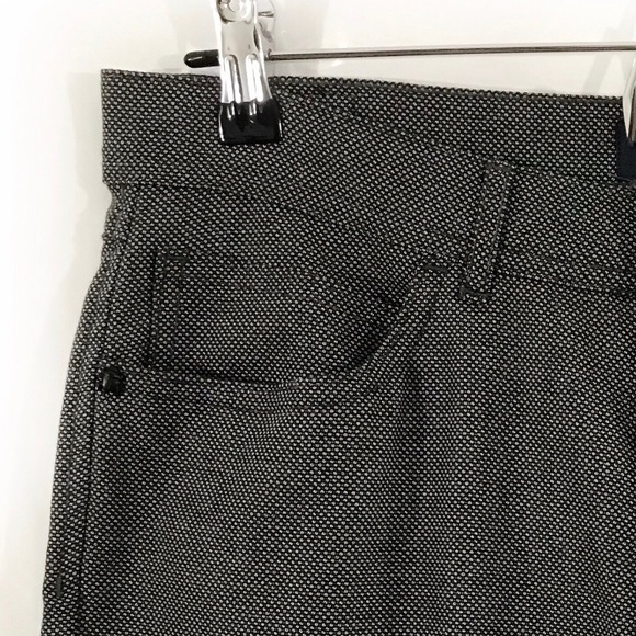 ZARA  Gray Black Textured Slim Pants - Picture 4 of 7